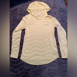 Columbia PFG dry fit hooded shirt